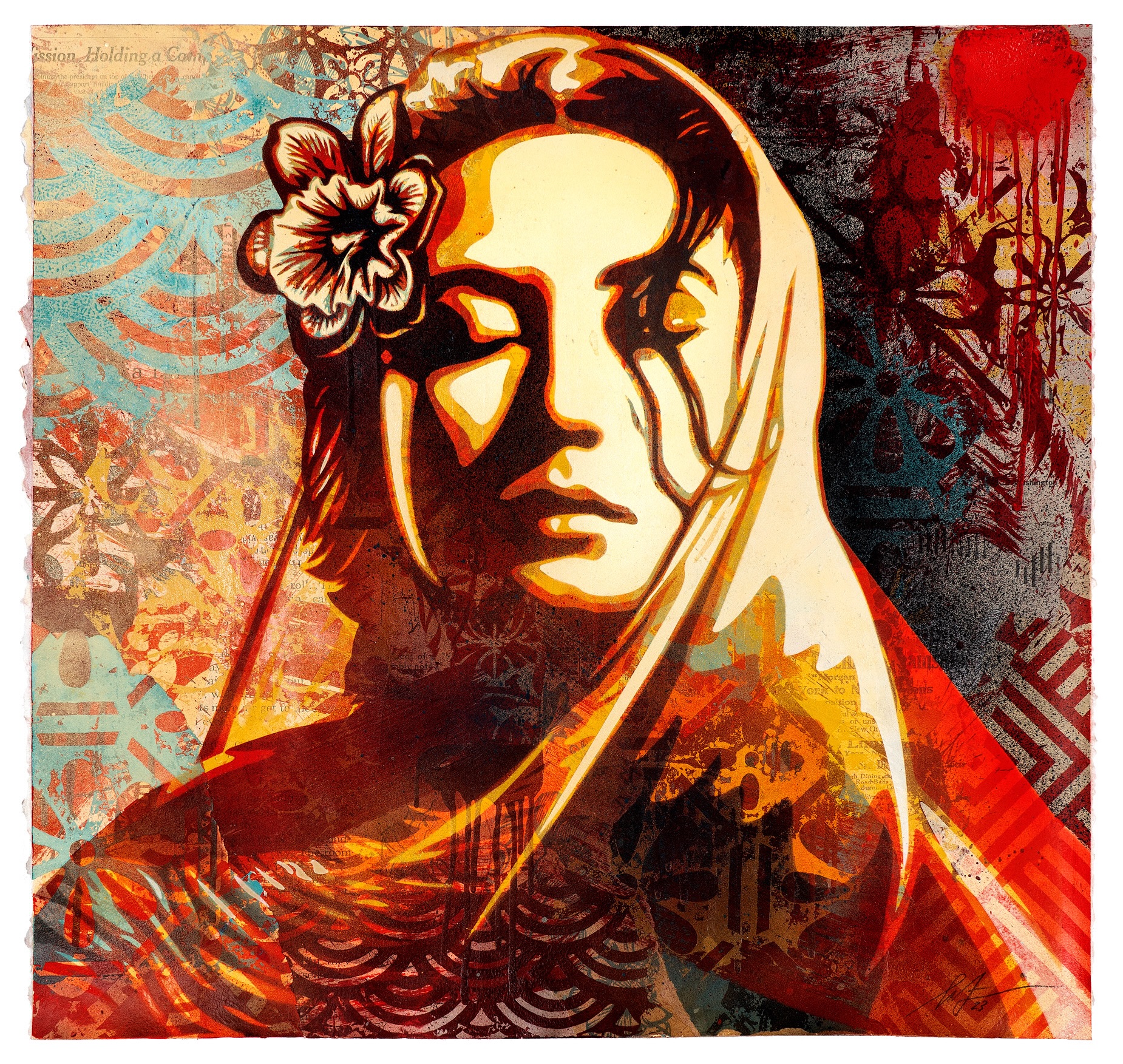 Obey - Cover art for TIME celebrating America