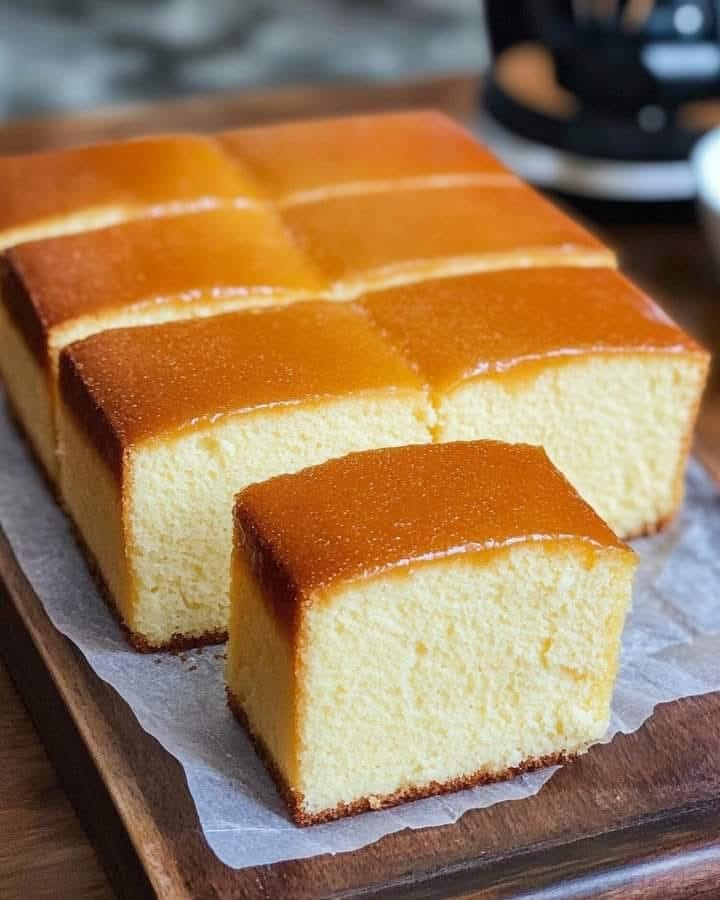 Japanese Castella Cake, or Kasutera in Japanese, is a popular