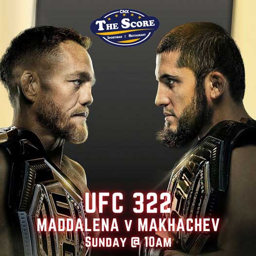 The Score - 🥊 Fight Night Live! Sunday 16 November 📺 10:00 AM – UFC ...