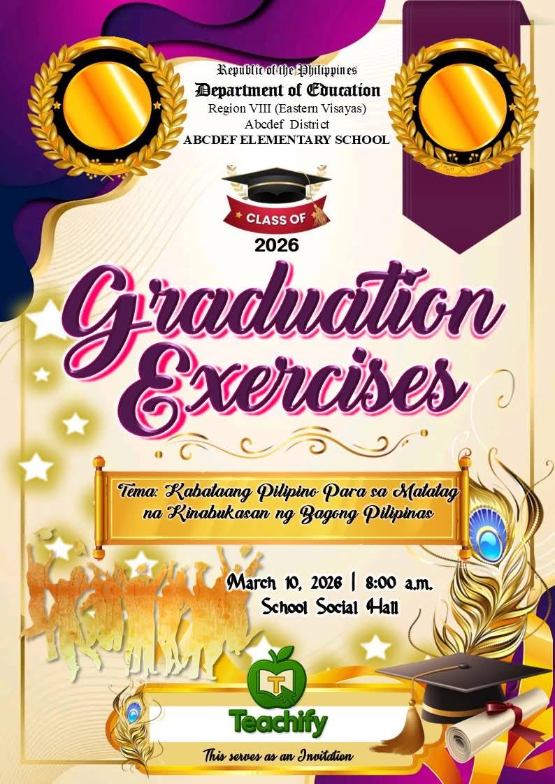 DepEd Matatag Grade 5 Complete Files | 🎓 Graduation • Moving Up ...