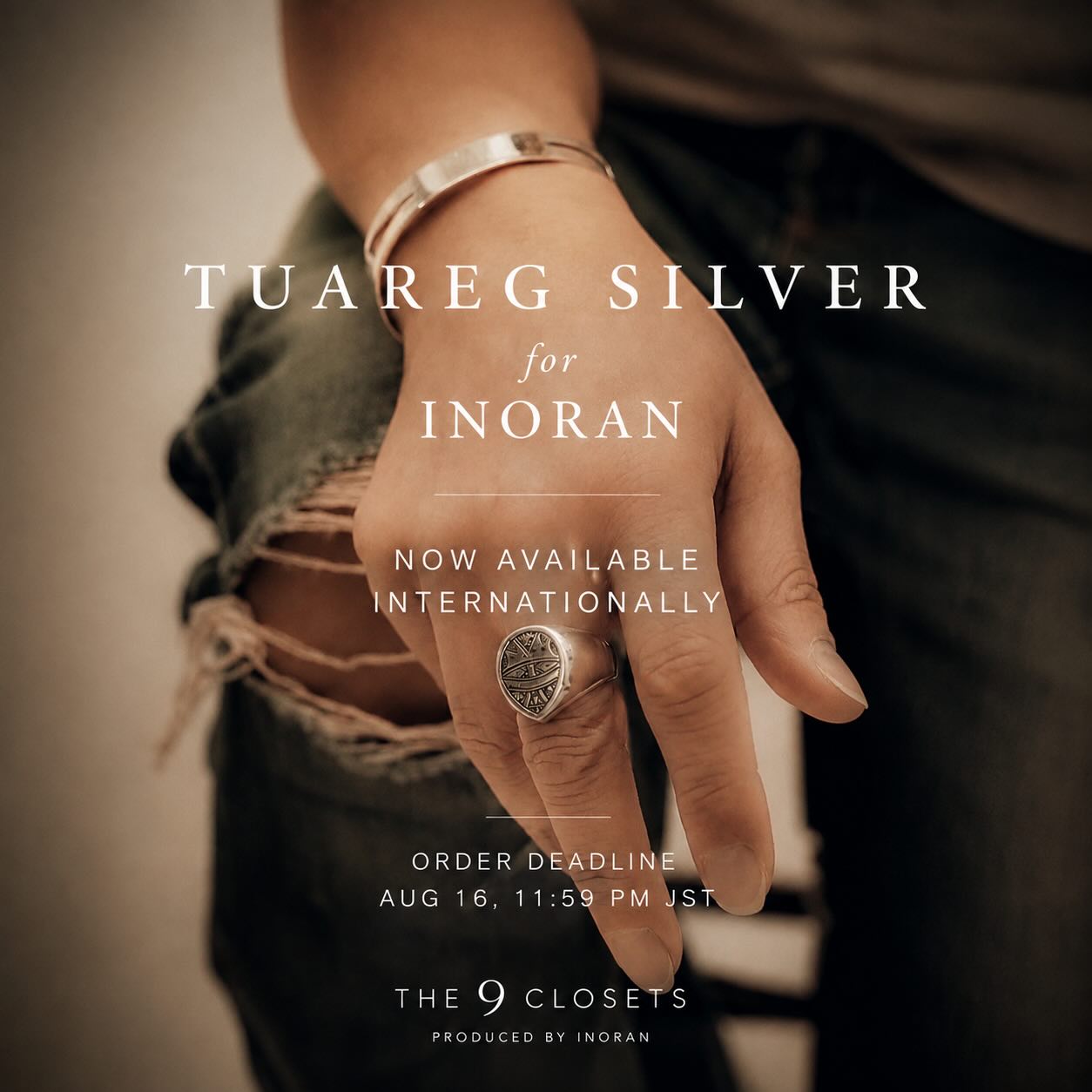 FROM JAPAN, TO THE WORLD. Tuareg Silver for INORAN Born from the