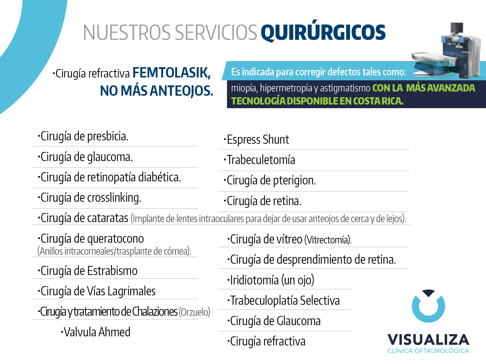 Sus ojos al cuidado de... - Clínica Visualiza de Oftalmología
