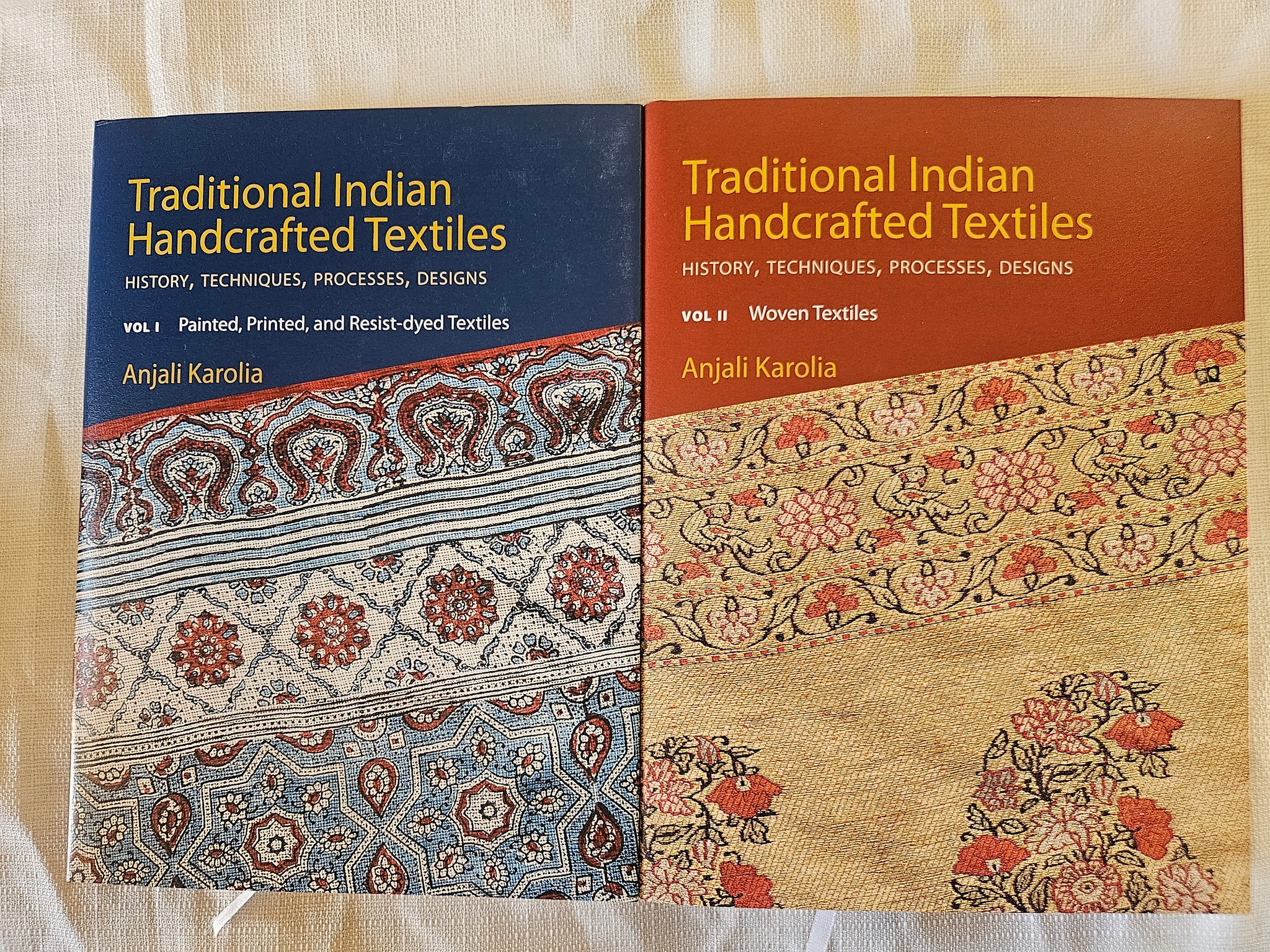 Traditional Indian handcrafted textiles reference set