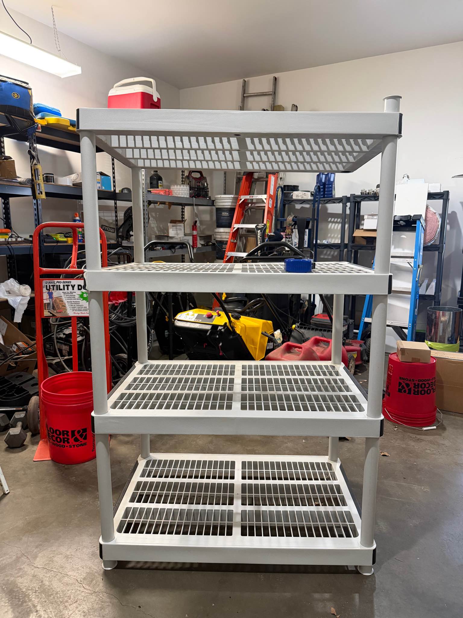 HDX Storage Shelves -11 shelves, not selling individually - Closet