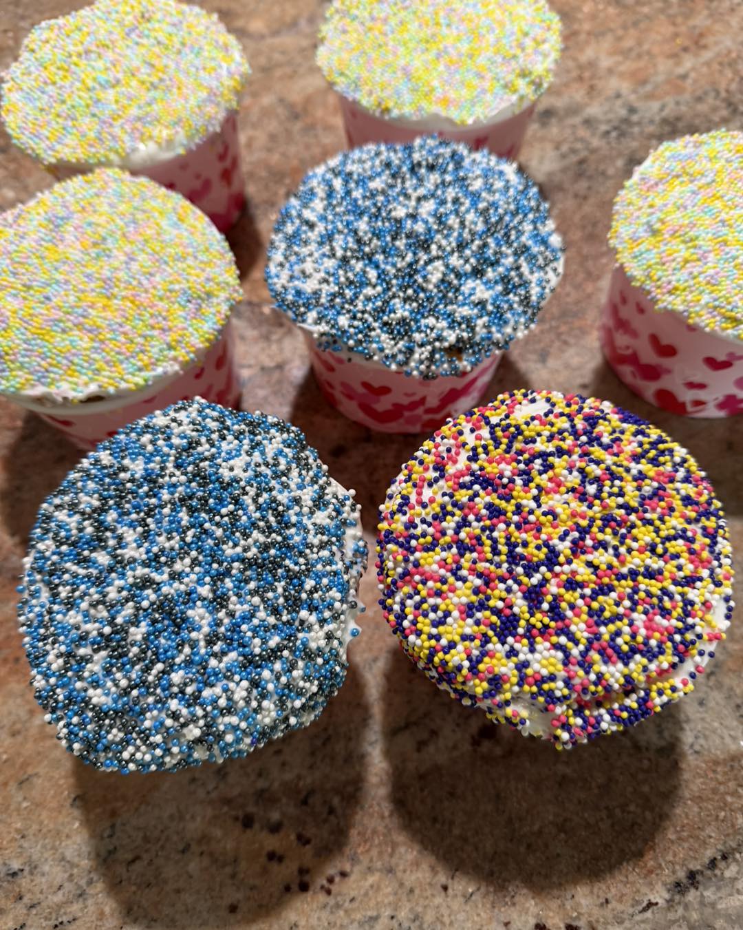 Milford Carvel's viral dot cake spinoff with soft serve and toppings