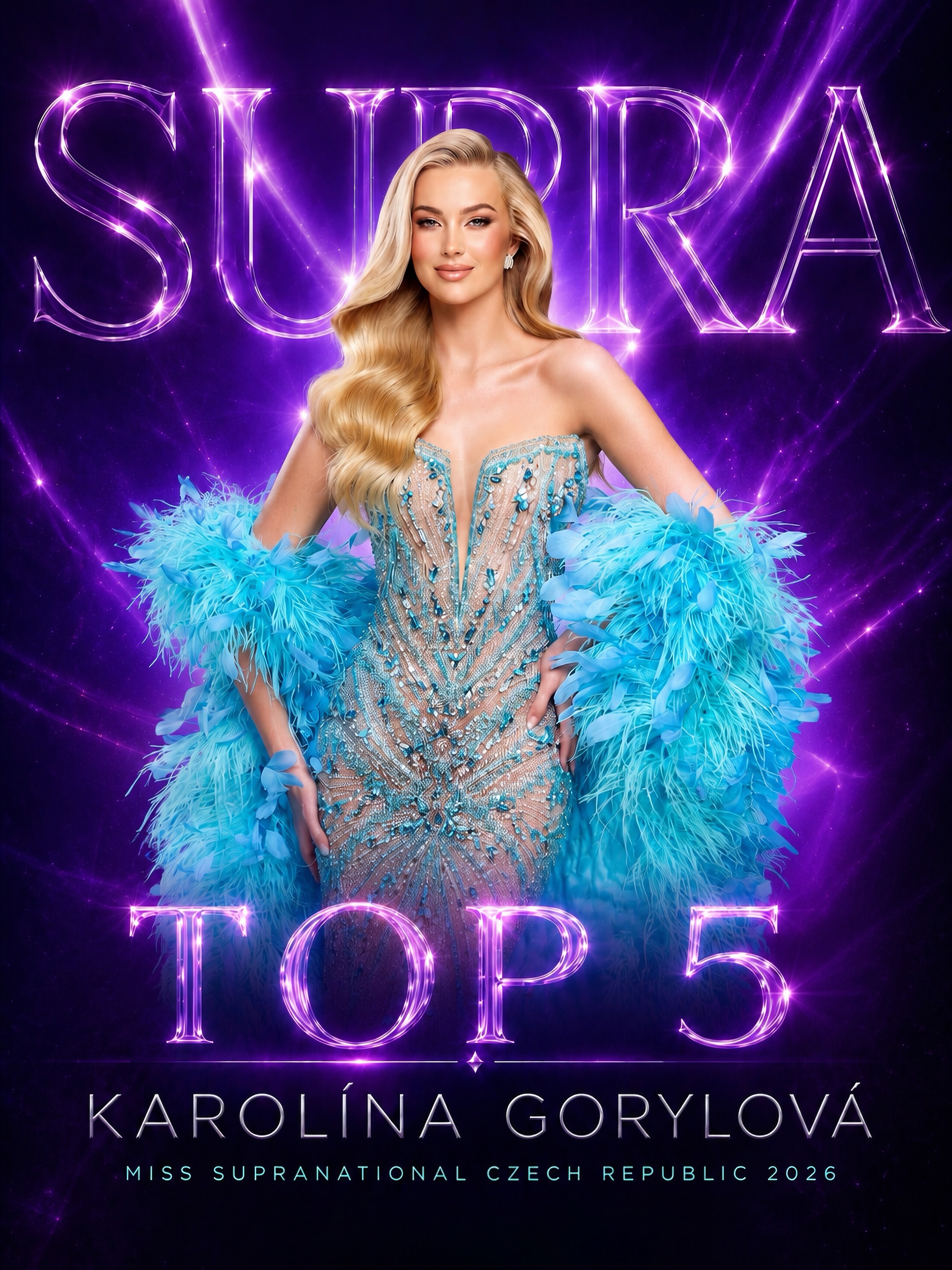 TOP5 Karolína Gorylová MISS SUPRANATIONAL CZECH REPUBLIC 2026