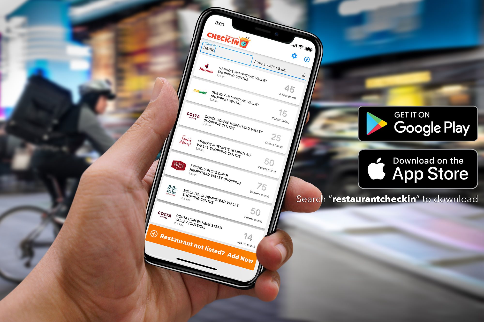 Restaurant Check-In