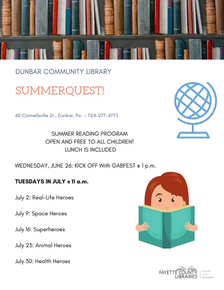 ALL KIDS AND PARENTS! Tomorrow... - Dunbar Community Library | Facebook