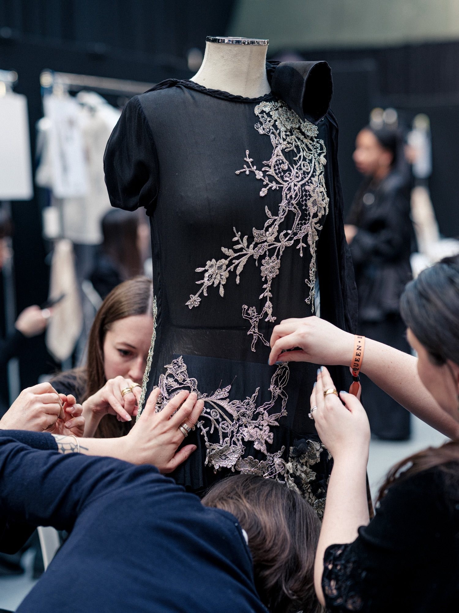 Alexander - The Alexander McQueen SS13 gold 3D embroidered 