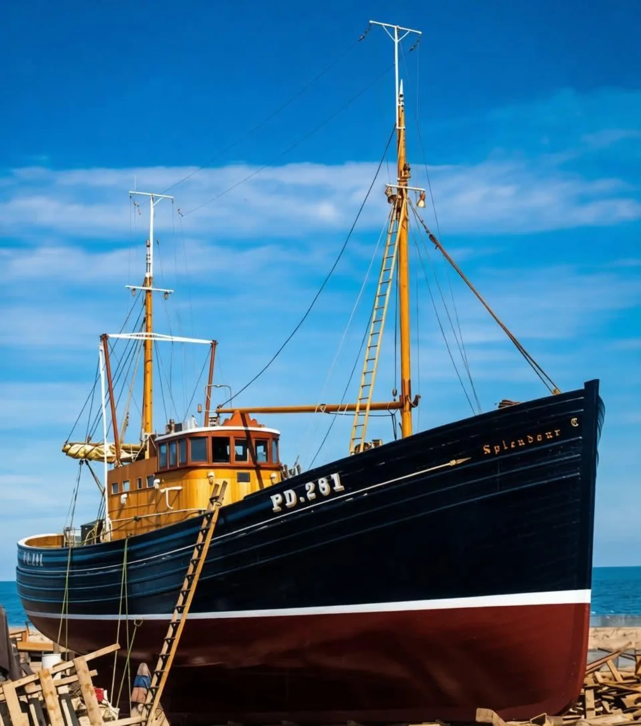 Argyll - Splendour is a beautifully converted wooden fishing vessel ...