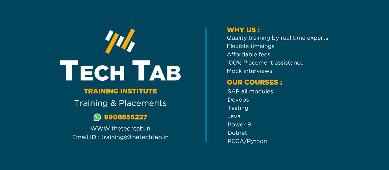 TechTab Training Institute | Bangalore