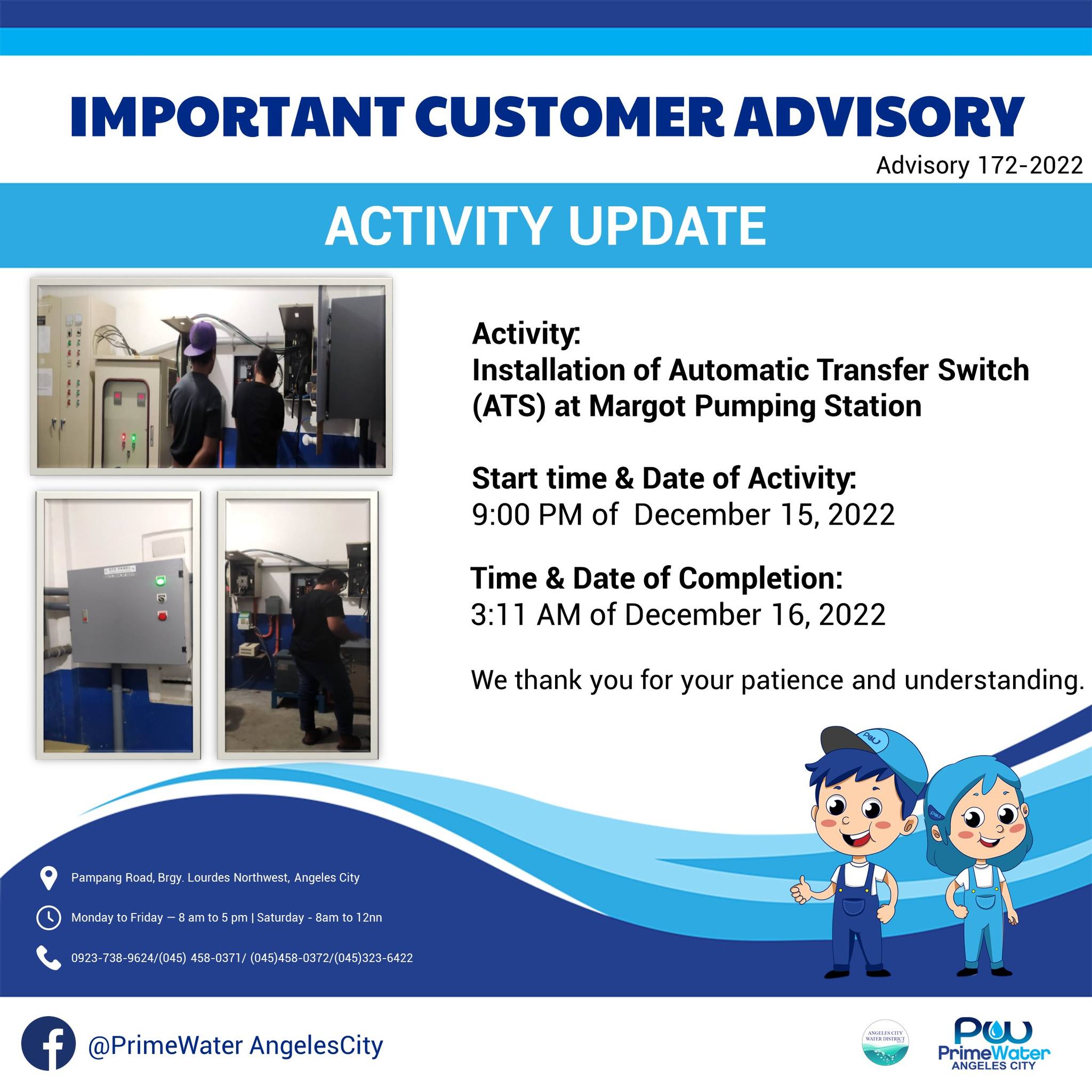 IMPORTANT CUSTOMER ADVISORY... - PrimeWater Angeles City | Facebook