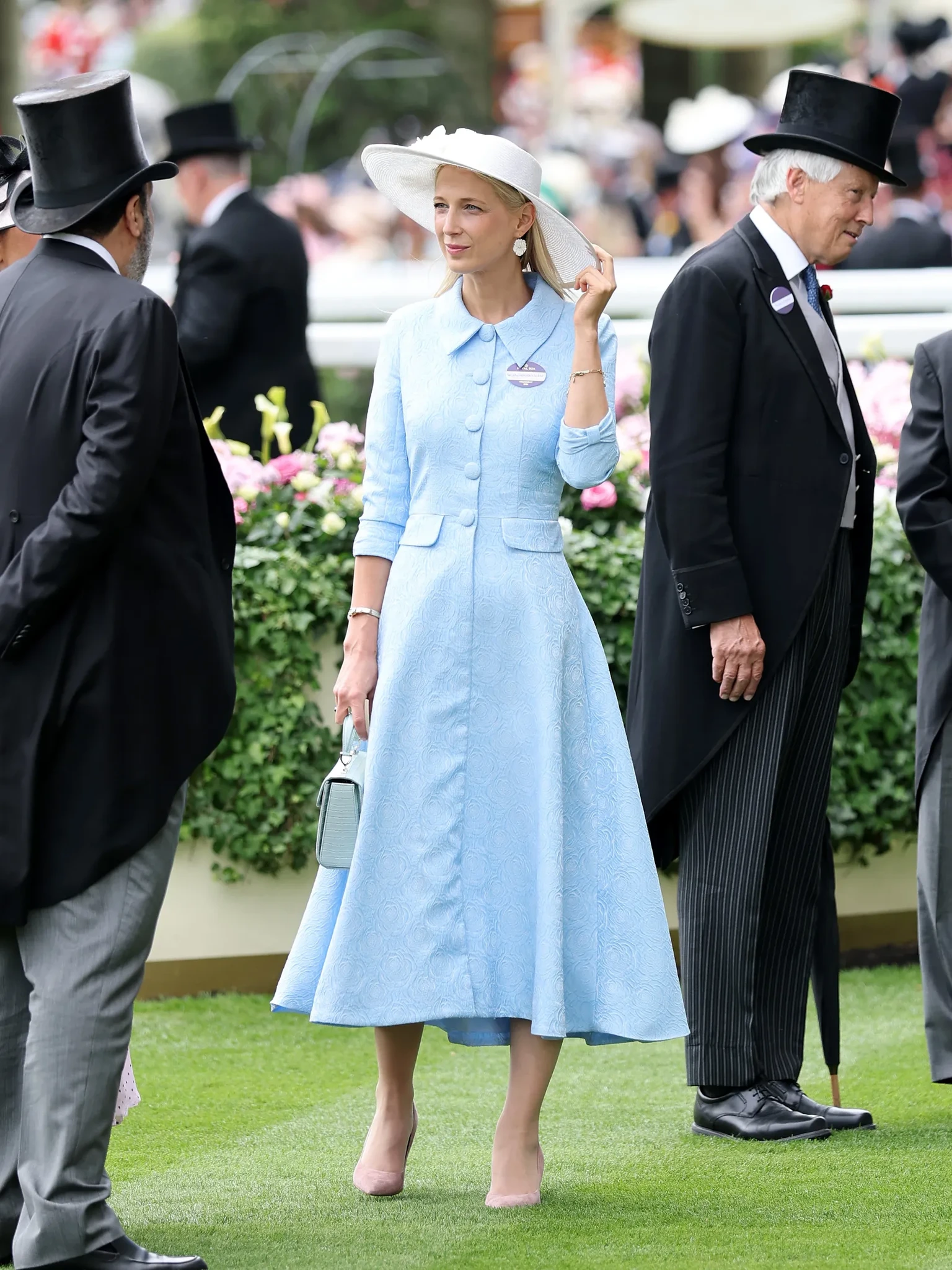 Lady Gabriella Kingston made a rare public appearance at Royal Ascot, impressing with her elegant presence on the second day of the prestigious event. The daughter of Prince and Princess Michael of