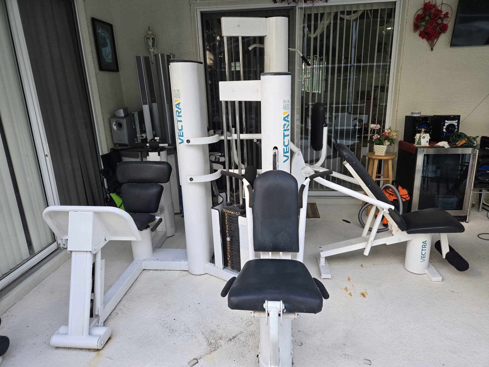Vectra On-Line 4800 Home Gym - Weight Lifting Machines & Racks - Four ...