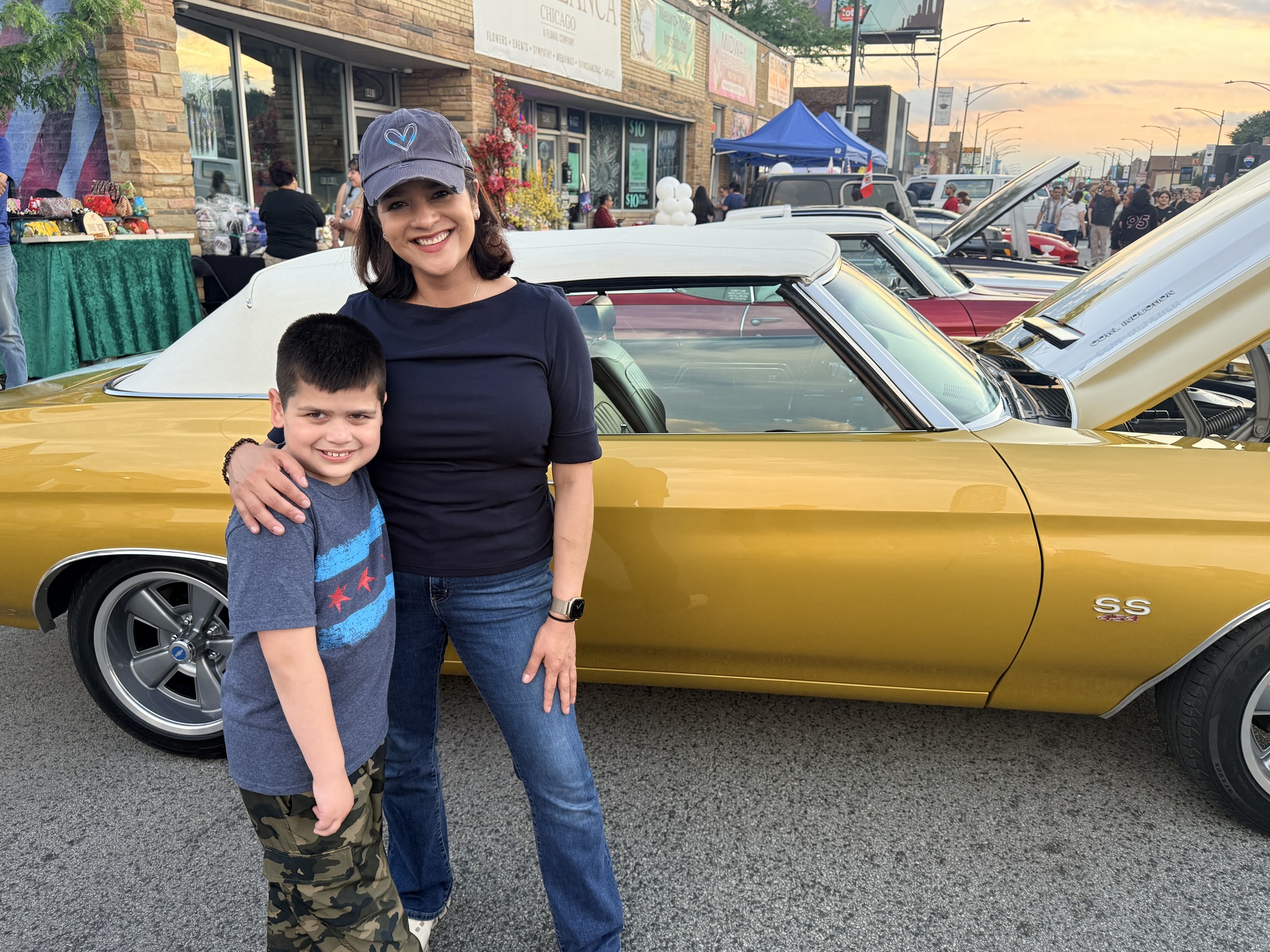 23rd ward annual car show on Archer Avenue