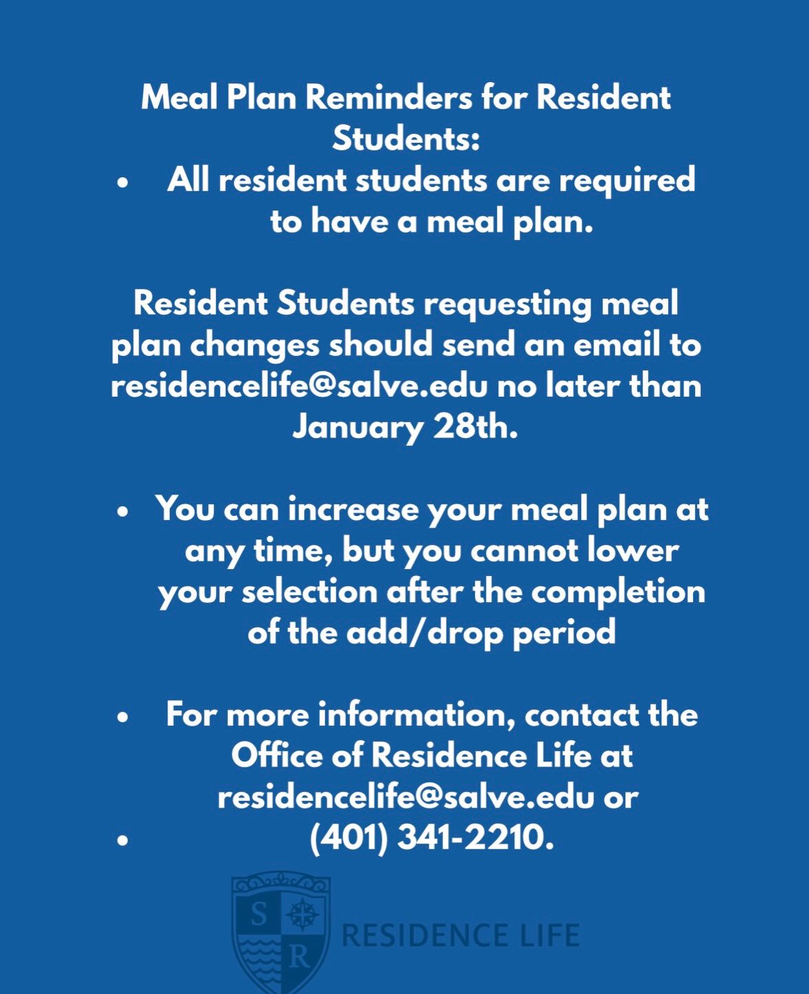 Salve Residence Life added a new... - Salve Residence Life