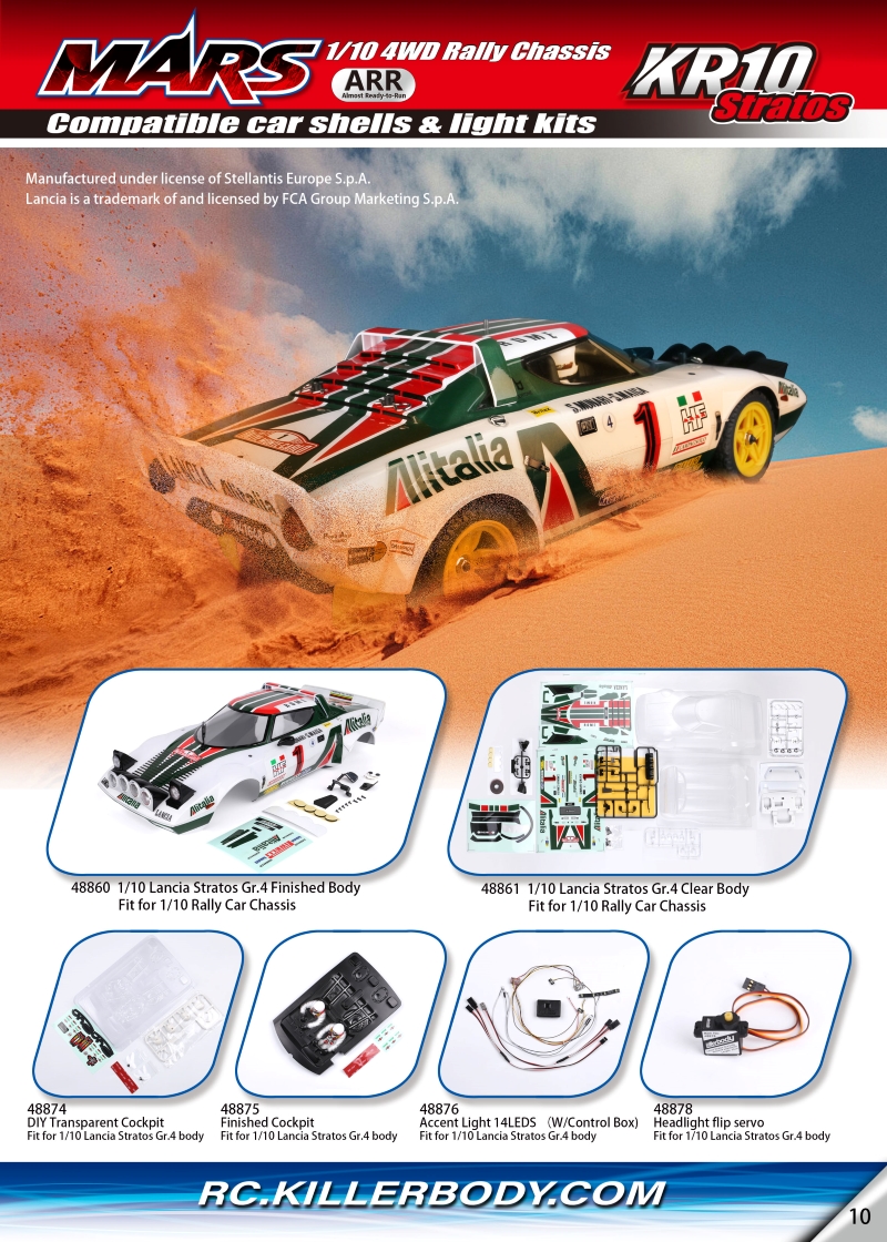 Killerbody Launches KR10 Series – World's First 1/10 RC Rally