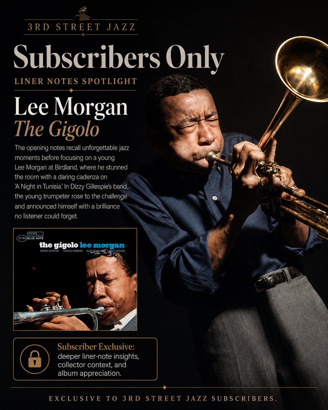 Lee Morgan's The Gigolo deserves more than a quick mention