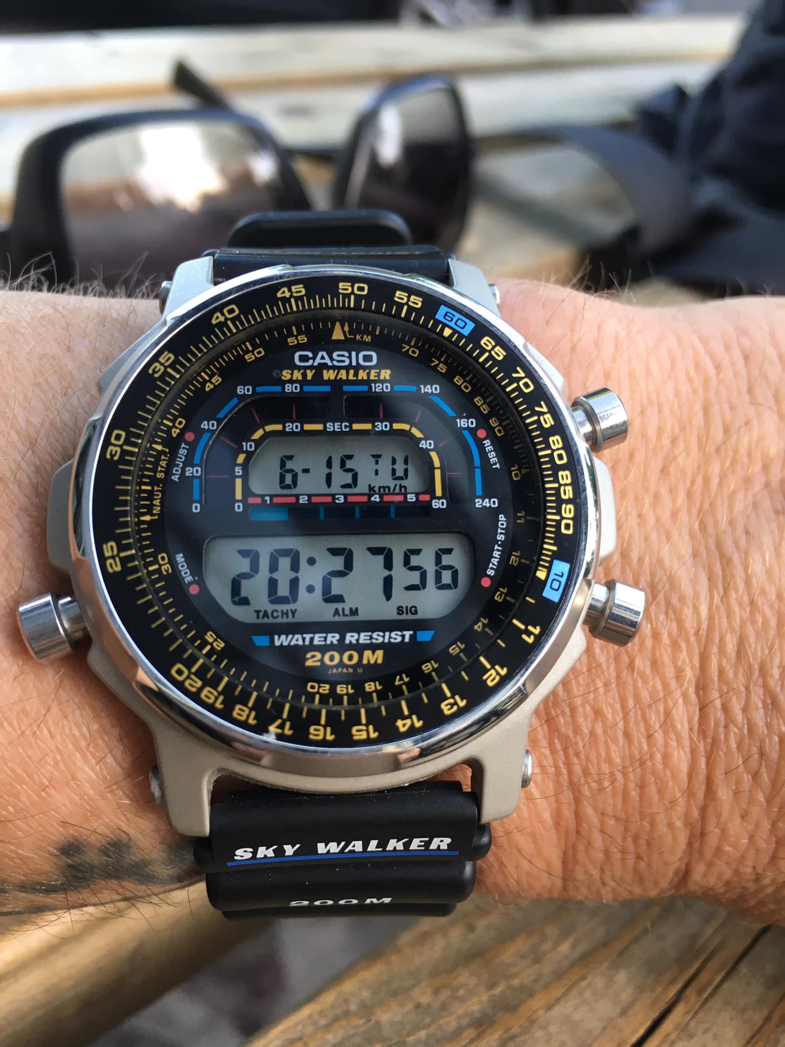 CASIO SKYWALKER DW-401 🟡⚪️⚫️🔵🟢