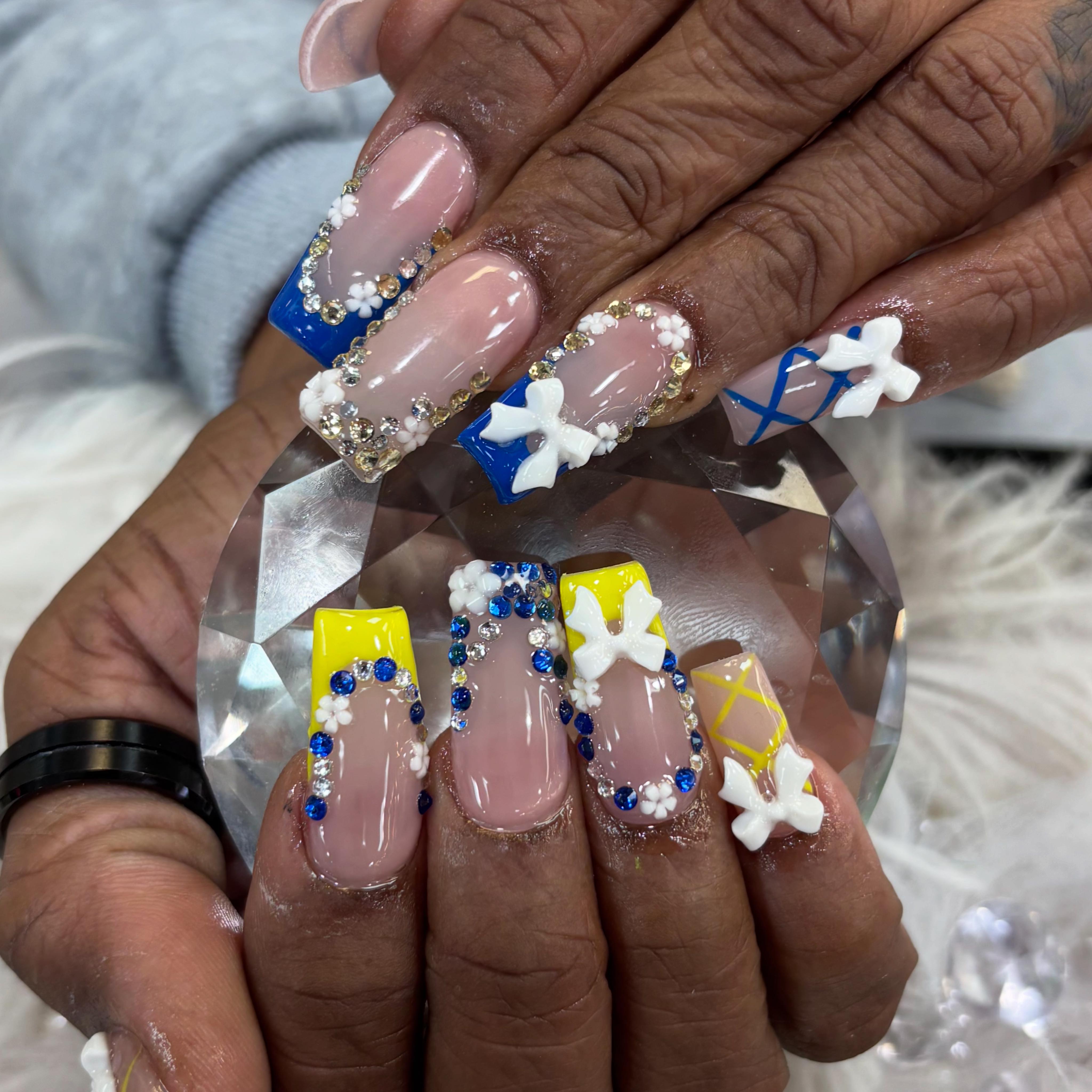 Nail art designs at Hanna's Nails in Louisiana