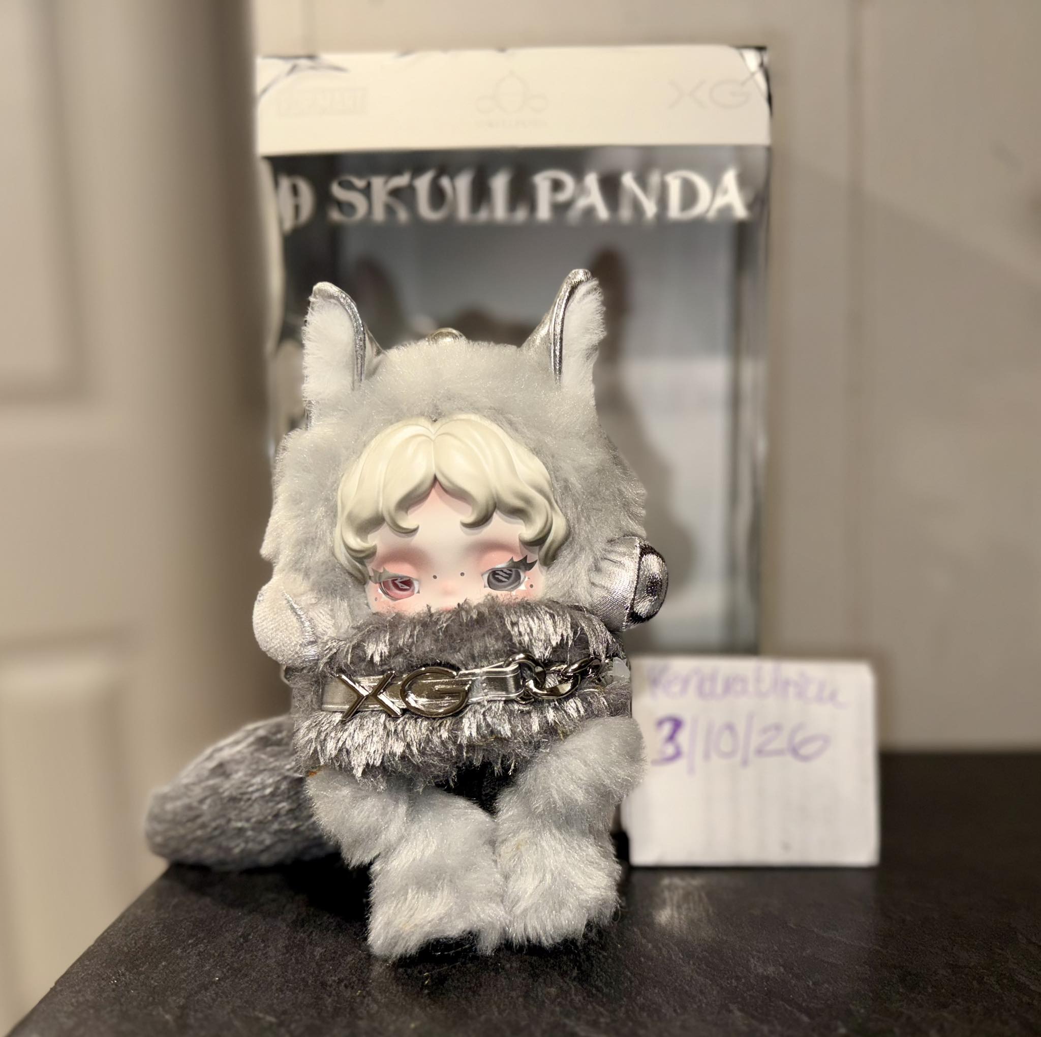 skullpanda buddy doggie-SOLD