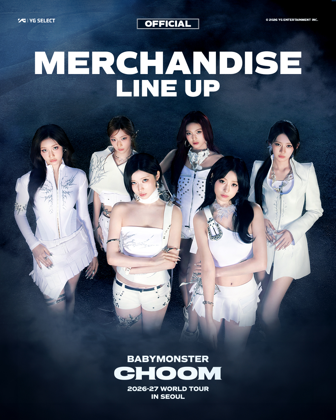 2026-27 BABYMONSTER WORLD TOUR [춤 (CHOOM)] IN SEOUL OFFICIAL MD