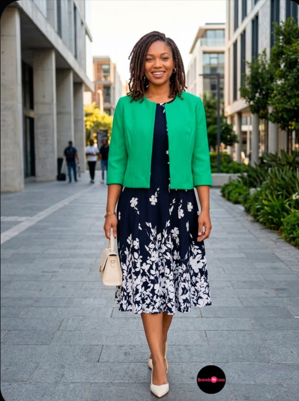 black dress green jacket Navy blue with at Brandsforless Zimbabwe holiday accessories