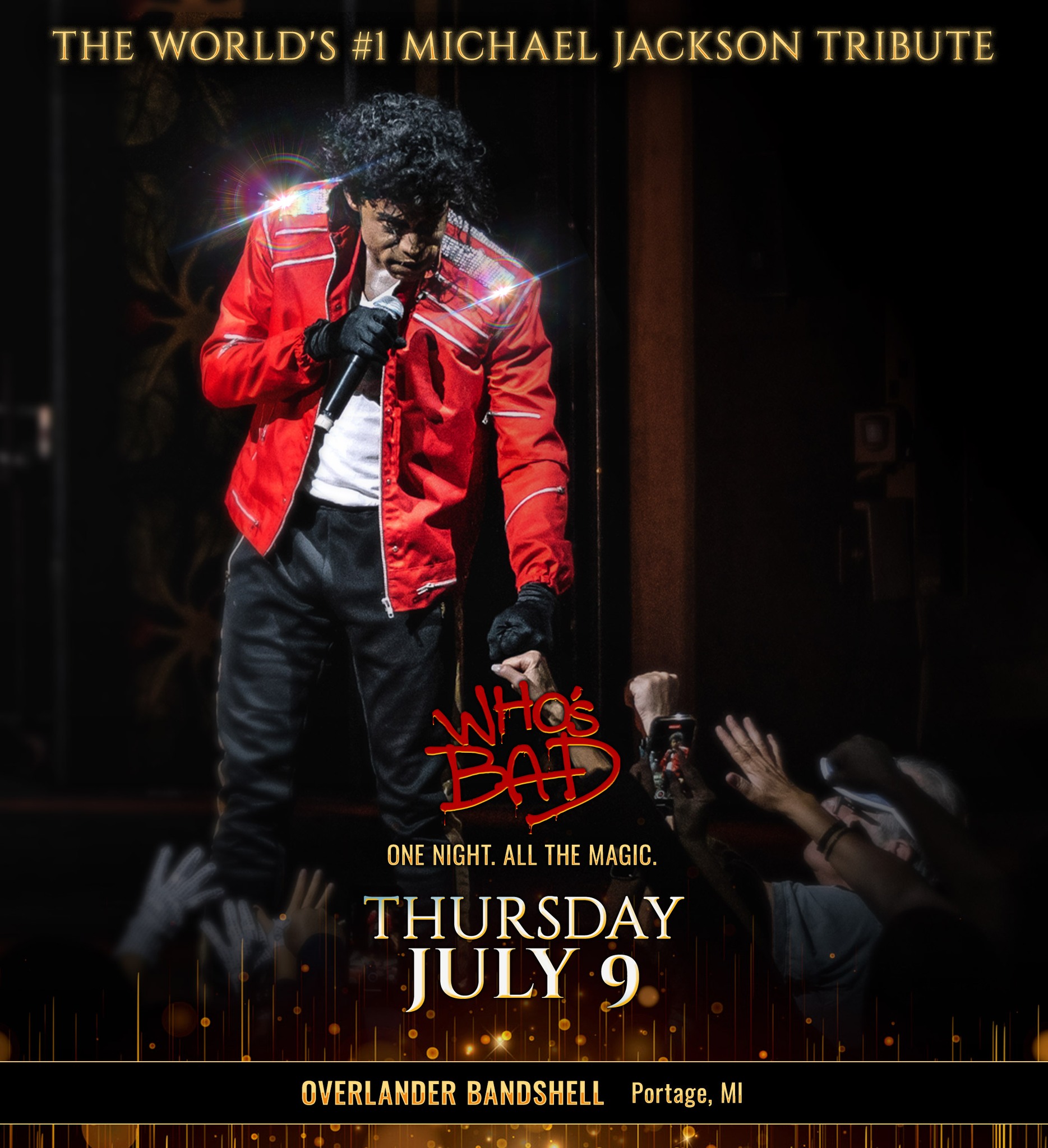 🌳🎶 Portage, MI — get ready to moonwalk under the stars