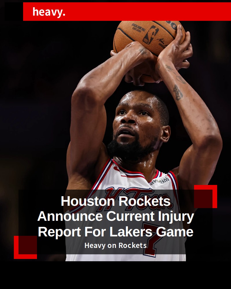 rockets injury report