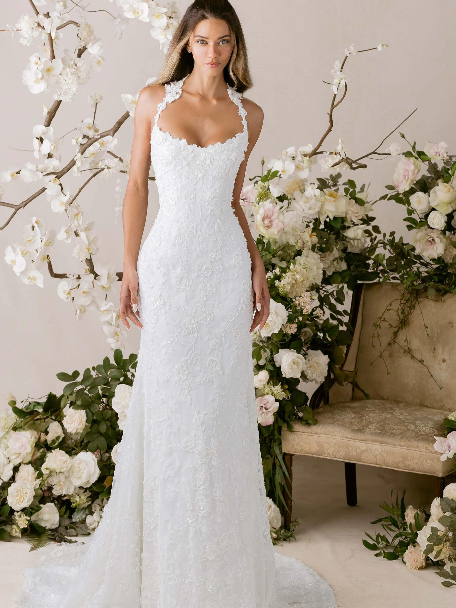 ivory or champagne wedding dress A-Line Court Train Tulle Lace Bridal Gown Open Back COCOMELODY CWAT16004, 35 Days / / US14-UK16-EUR44 White/Ivory/Champagne Style SLEEVES:3/4 Sleeve Lori Mock Neck Sweater Size:M8.5/W10