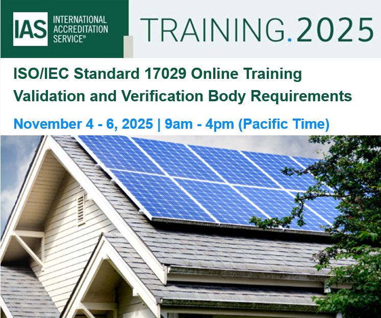 International - Learn about ISO/IEC 17029 for Validation and ...