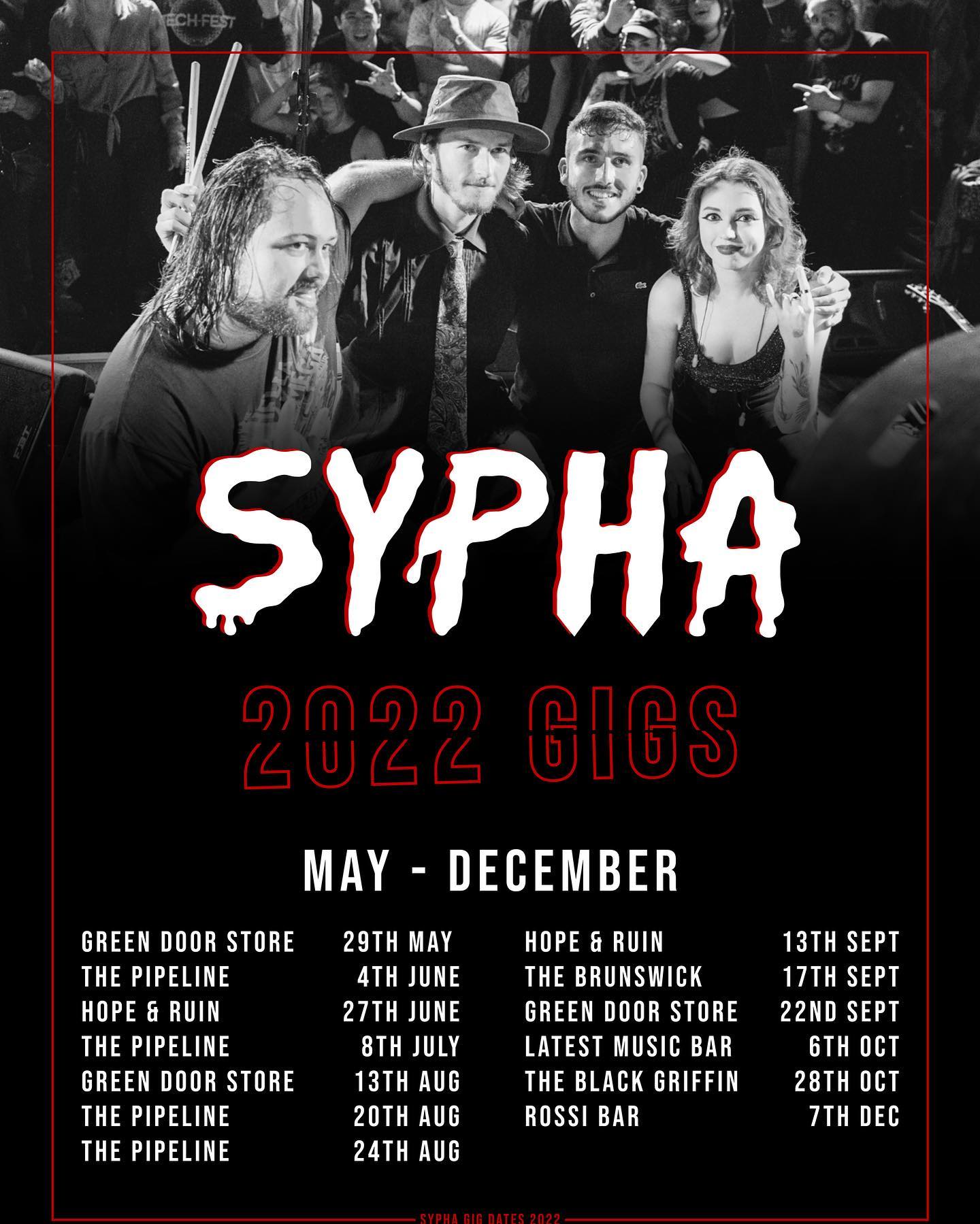 Sypha - Welcoming 2023 with a reflection on all the gigs...
