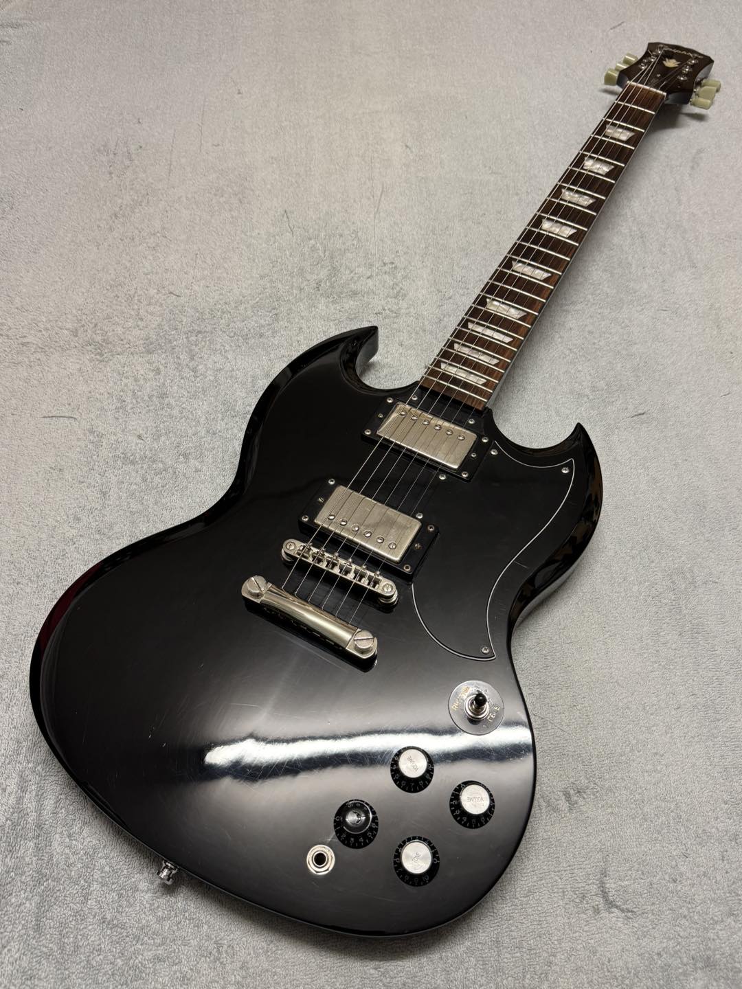Epiphone SG with new Bigsby B5 and setup