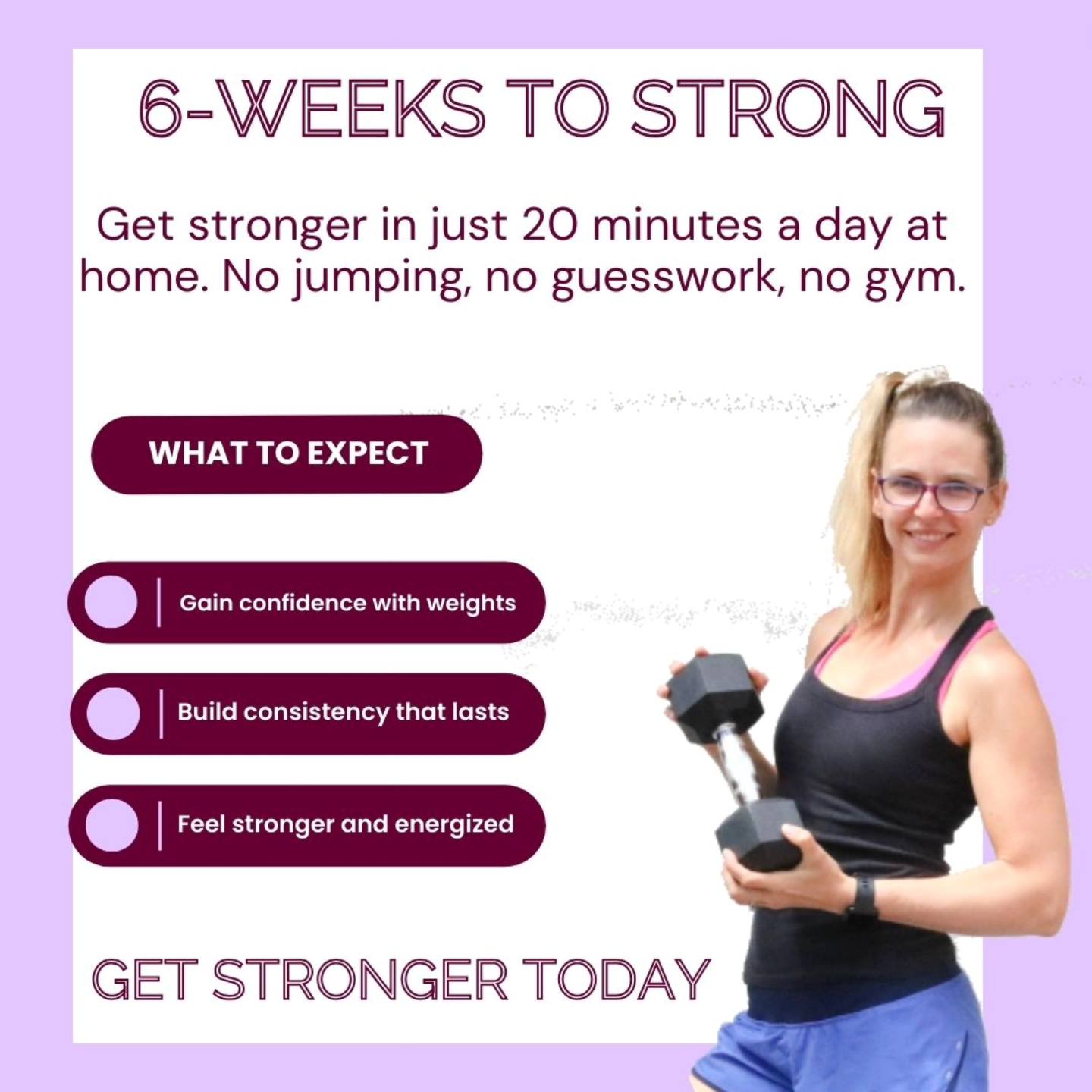 Fit - It’s here! 🎉 The 6 Weeks to Strong program is officially LIVE ...