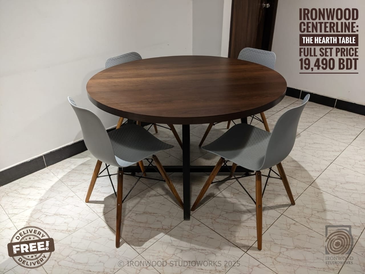 Ironwood - 🟤 IWS_CENTERLINE: THE HEARTH TABLE SET (4 seaters) Product ...
