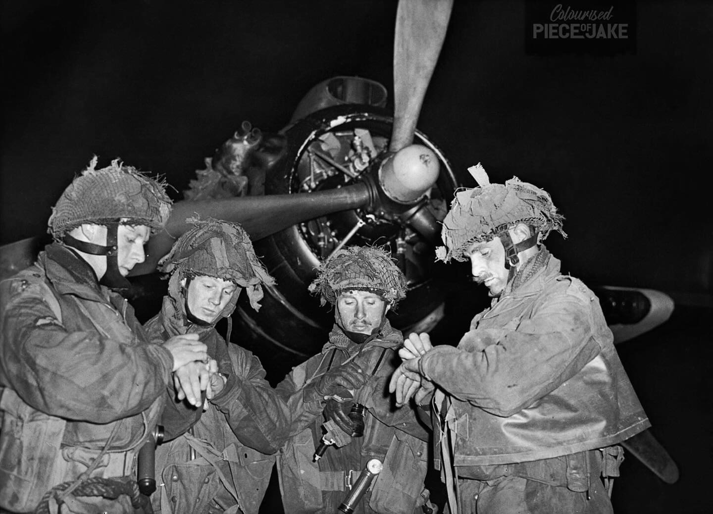 June 5, 1944, Harwell, England, British Pathfinders of the 22nd