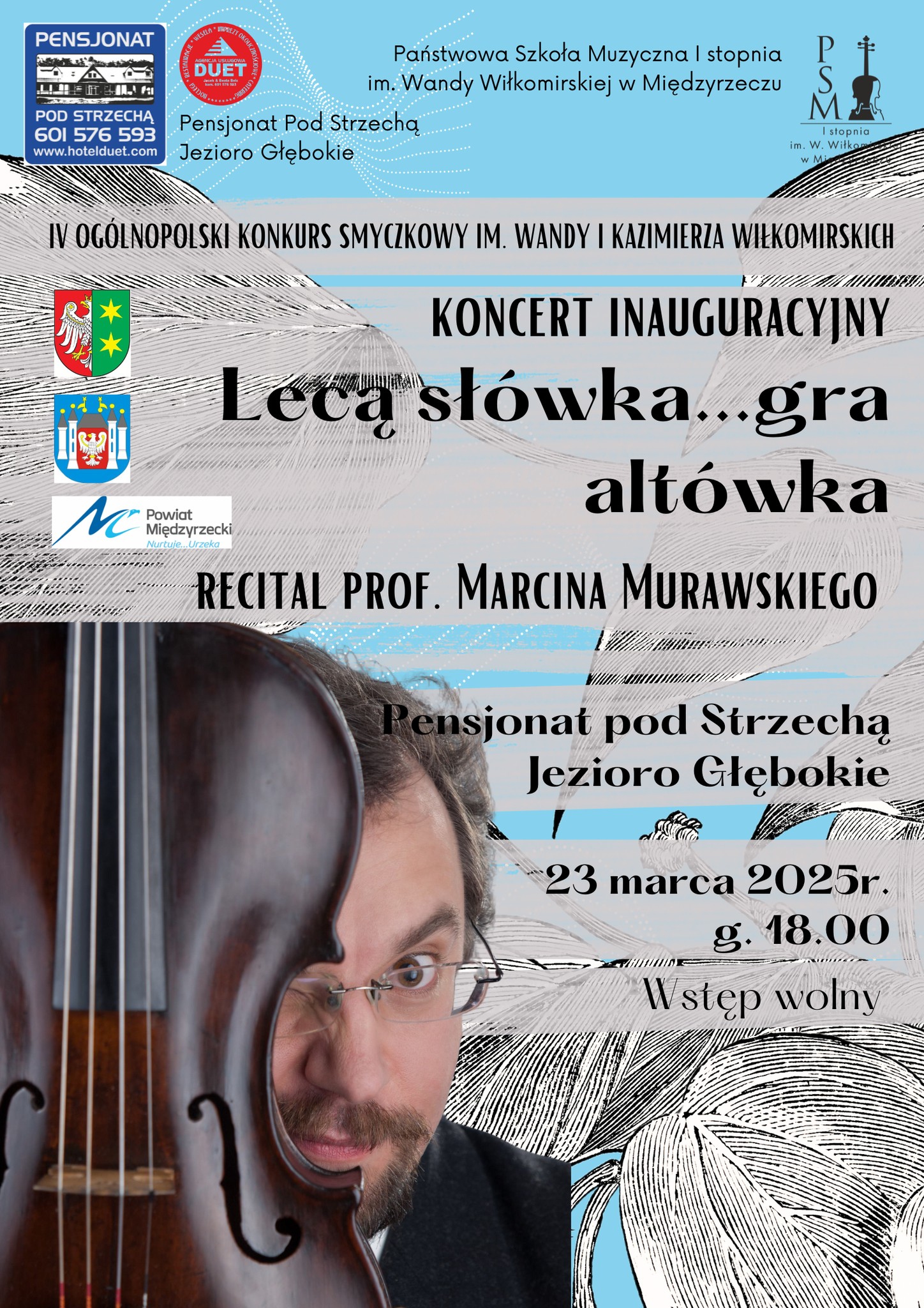Koncert pt: LECĄ SŁÓWKA ... GRA ALTÓWKA Recital prof Marcina Murawskiego