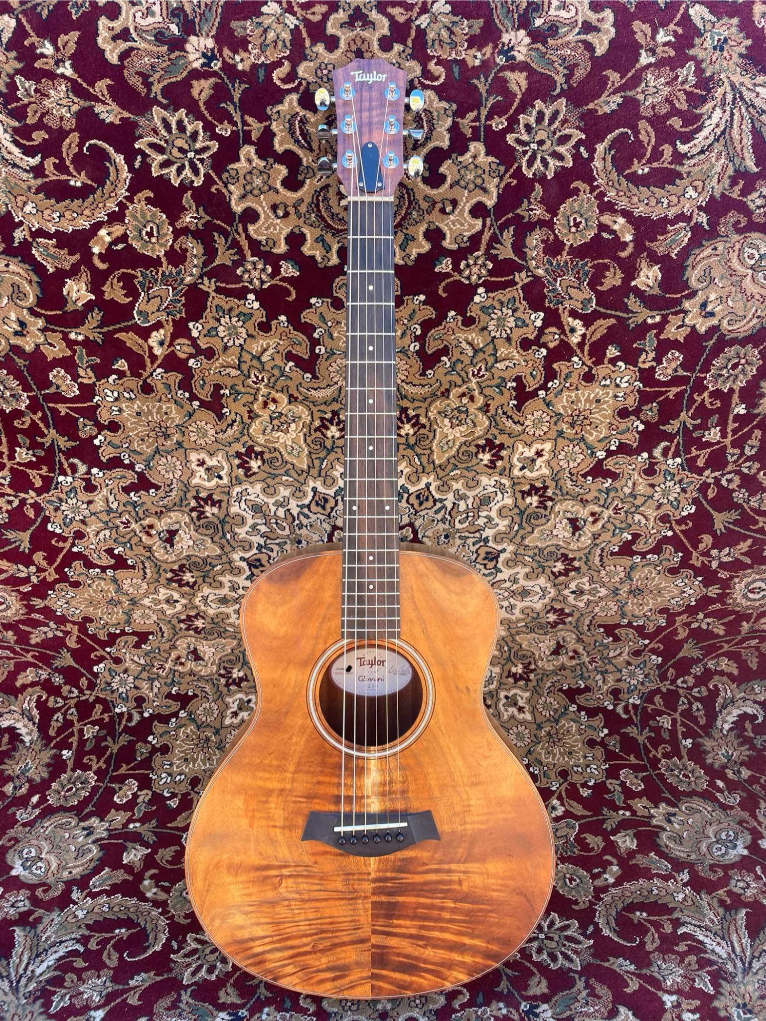 Taylor GSmini-e in Quilted African Koa - Acoustic Guitars - Portland ...