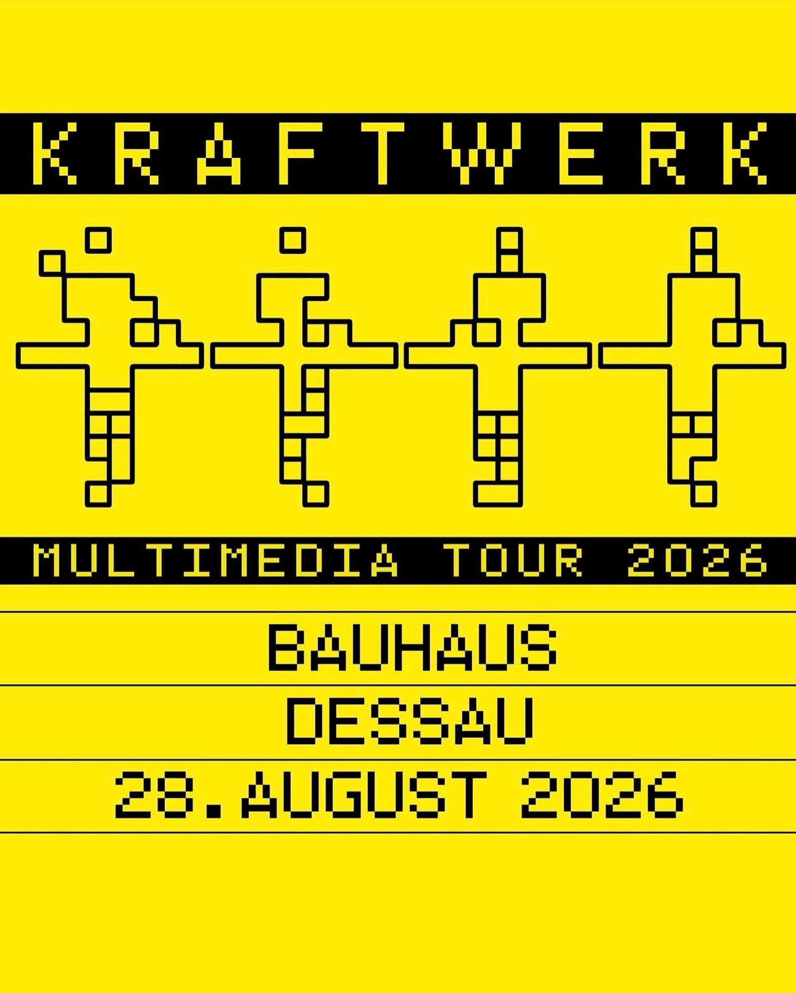 KRAFTWERK LIVE AT BAUHAUS DESSAU AUGUST 28 TICKETS NOW ON SALE