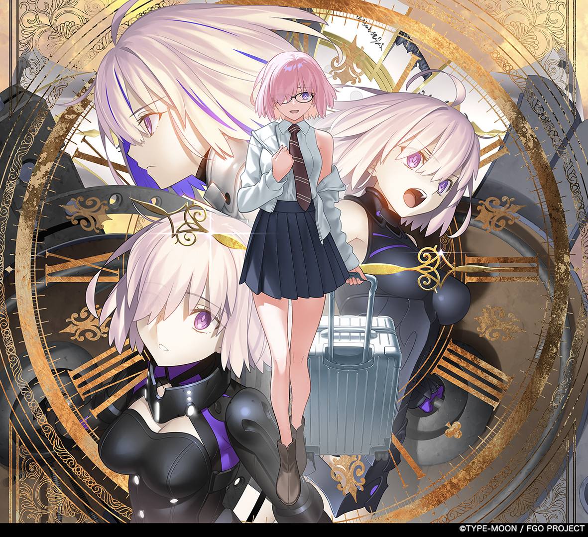 New Fate Grand Order illustrations by Takashi Takeuchi for a new