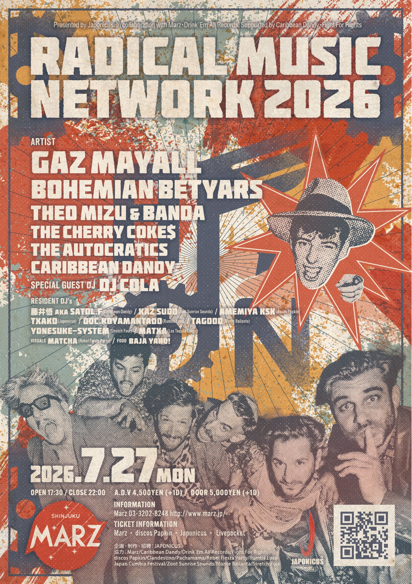 Japonicus proudly presents in collaboration with Gaz`s Rockin