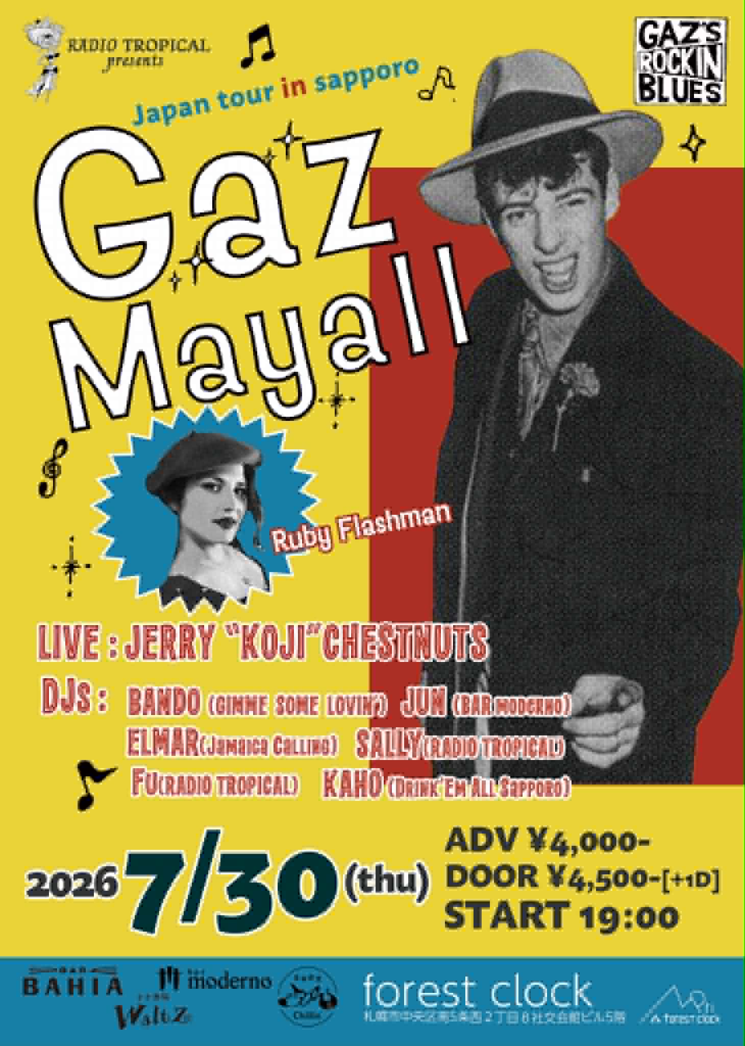 Japonicus proudly presents in collaboration with Gaz`s Rockin