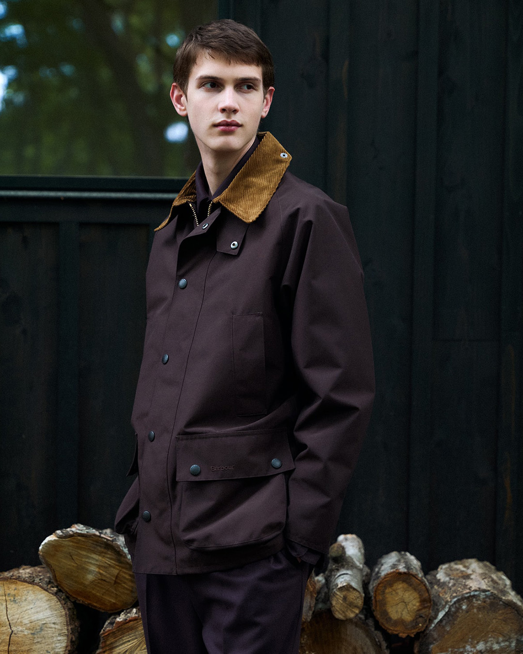 Barbour - ryokoさんのアカウントより、LOEF別注のBURGHLEY JACKETを