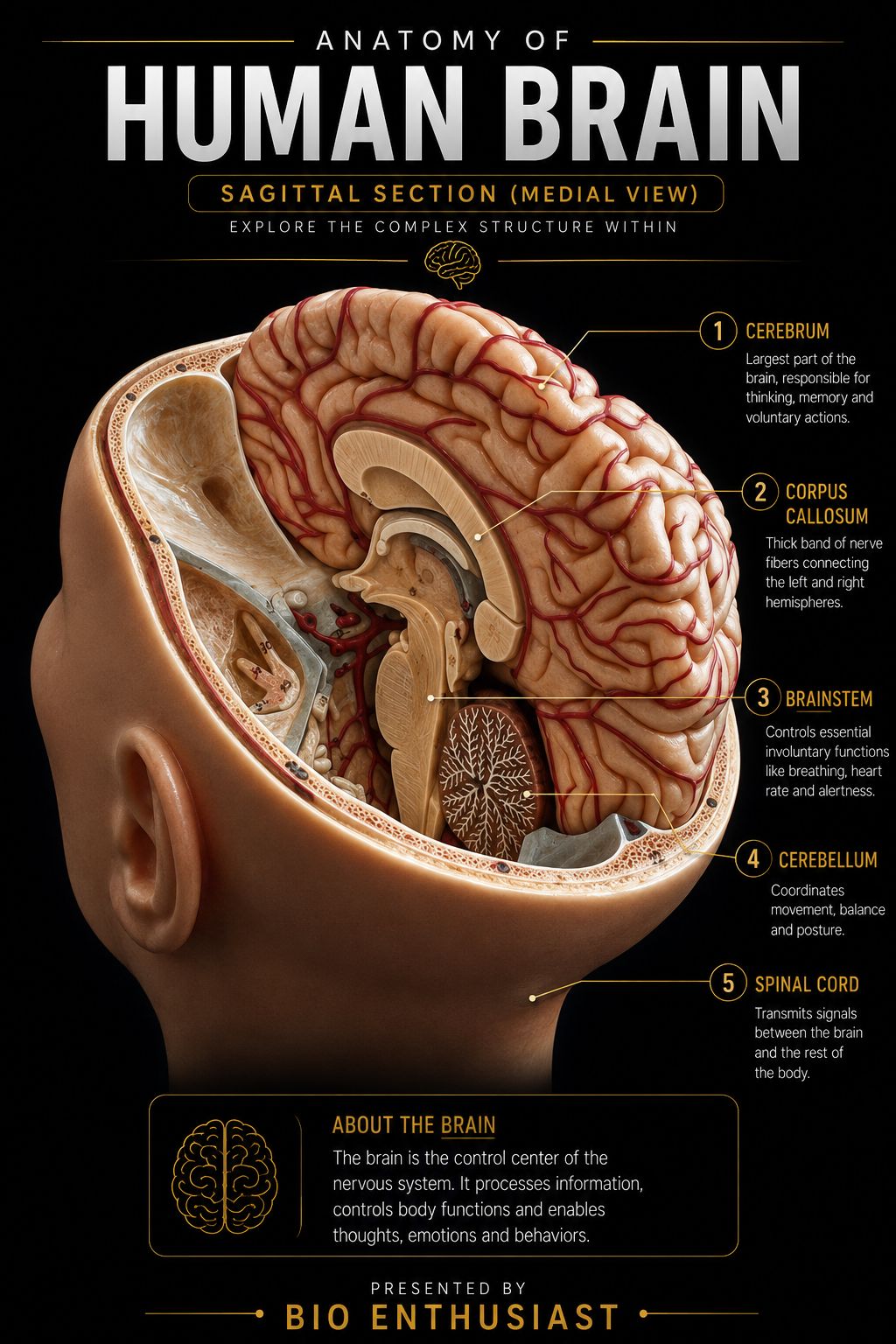 The Human Brain by Color Atlas of Anatomy - A Photographic Study.