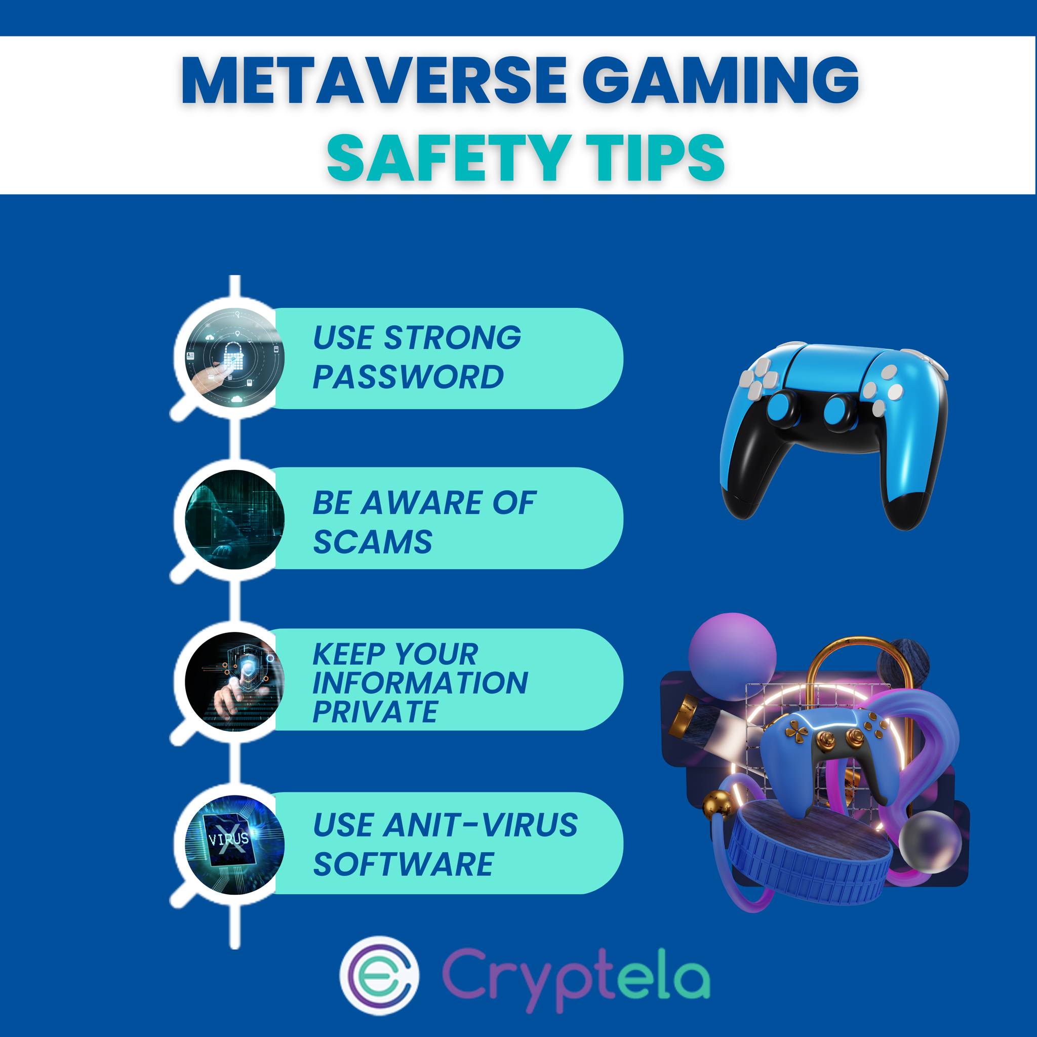 Cryptela - Top 4 Metaverse Gaming Safety Tips For... | Facebook