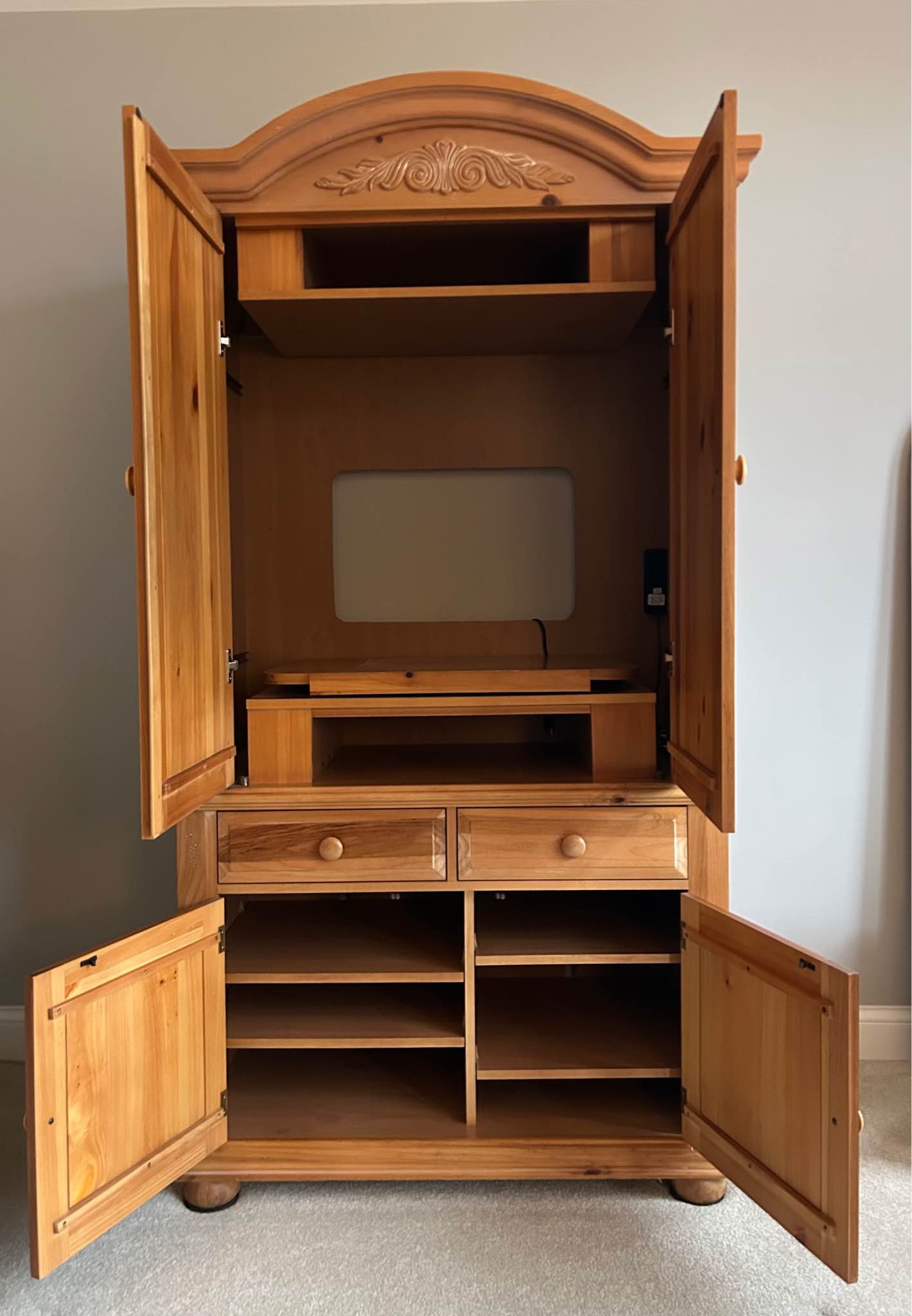 Broyhill Entertainment/Storage Armoire - Armoires & Wardrobes - Aurora