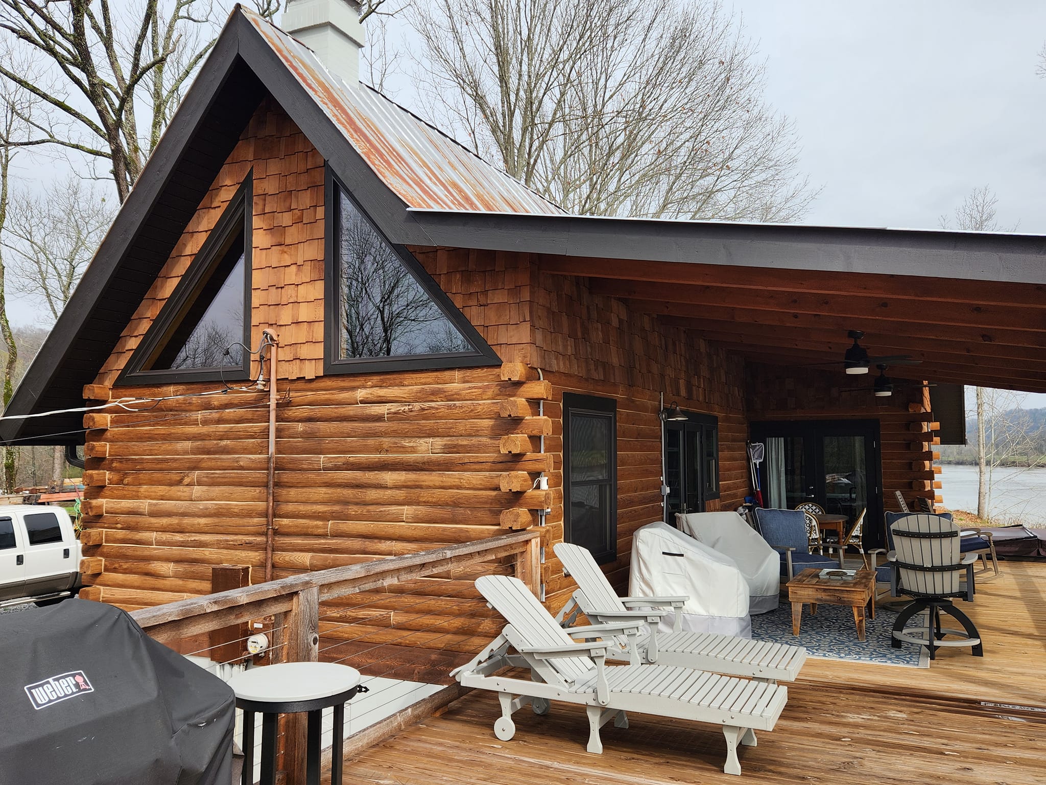 The Knestrick home.... - Champion Log Staining & Restoration | Facebook