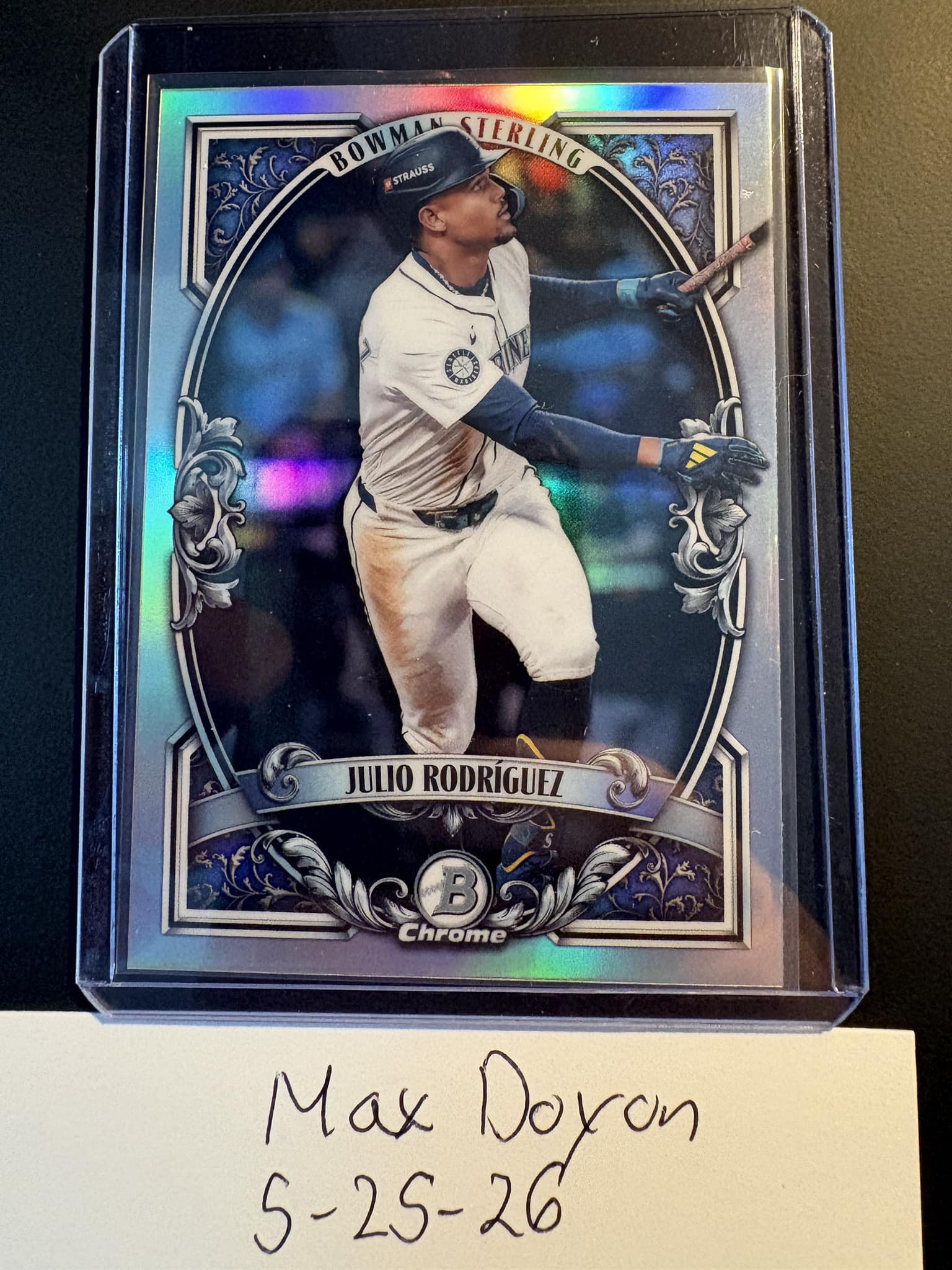 2026 Bowman Sterling Julio Rodriguez baseball card auction