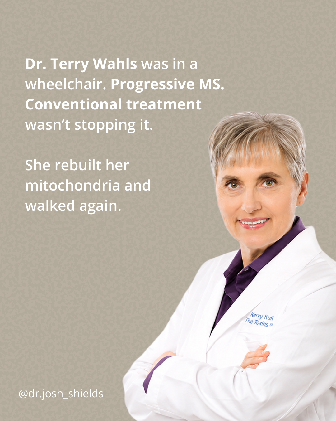 glutathione terry wahls is a clinical professor of medicine who was diagnosed with secondary progressive multiple sclerosis and, despite following the best conventional treatment available at the time, continued declining to the point Size:1 x 10 Tablets where to place glutathione Pyridoxal