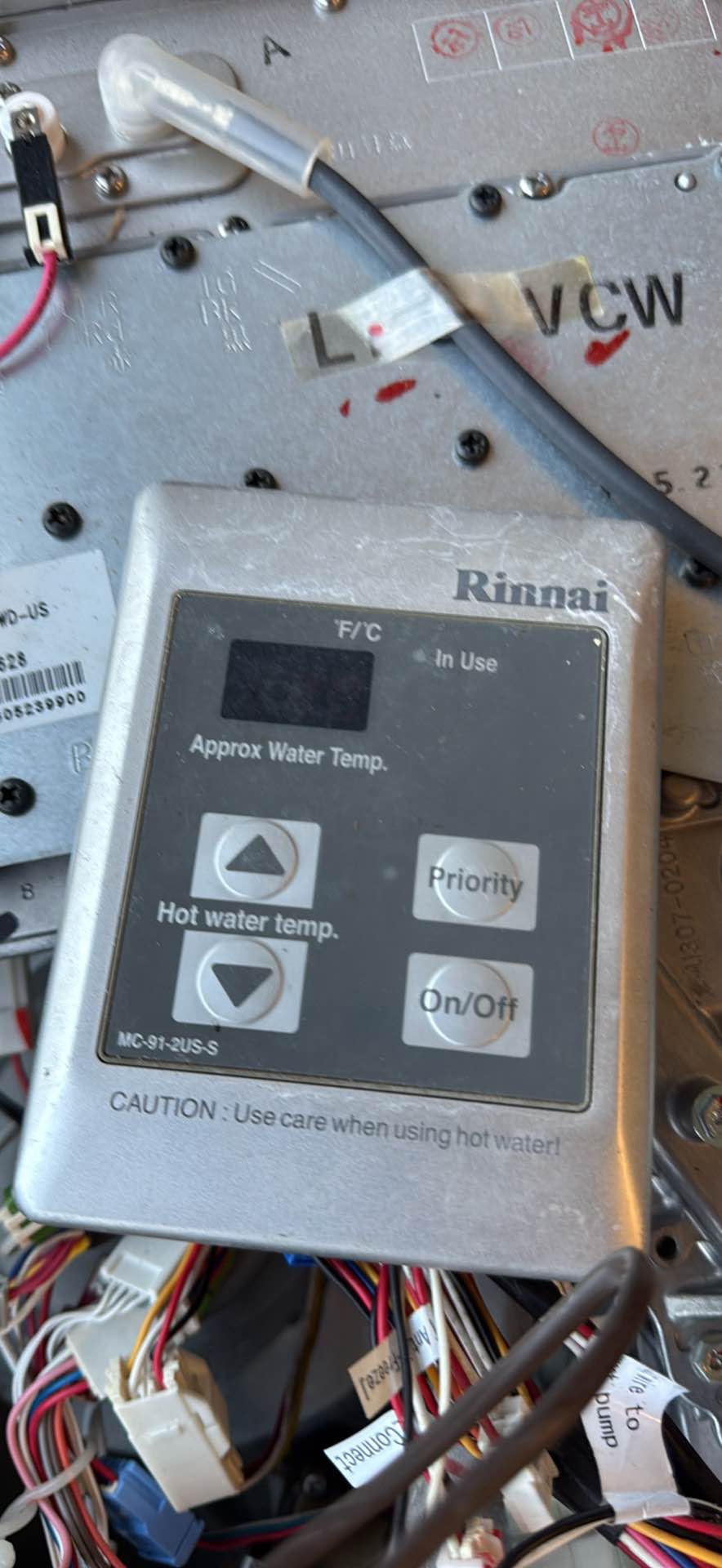 Used Rinnai RL94e tankless exterior hot water heater - Space Heaters ...